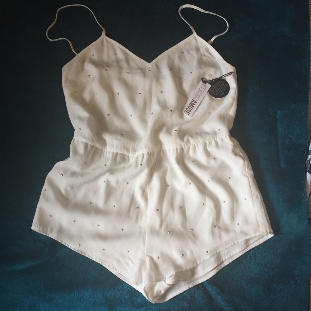 NWT- Amuse Society Olivia Jumper Off white sz L